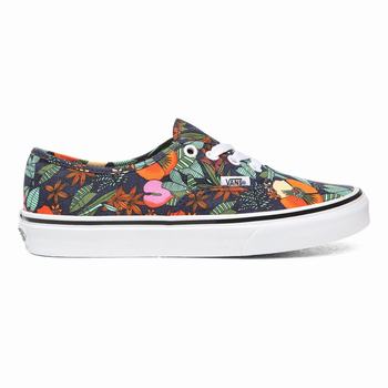 Vans Multi Tropic Authentic - Naisten Tennarit - Monivärinen Sininen/Valkoinen